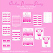 Ombre Princess Whimsical Birthday Party Printables Collection